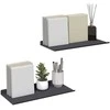 Plūduriuojanti lentyna 2 pcs Antracitas 40 x 18 x 2,5 cm