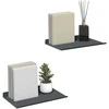 Plūduriuojanti lentyna 2 pcs Antracitas 30 x 18 x 2,5 cm
