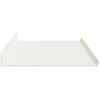 Plūduriuojanti lentyna 2 pcs Baltas 100 x 18 x 2,5 cm Plienas