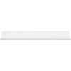 Plūduriuojanti lentyna 2 pcs Baltas 30 x 9 x 2,5 cm Plienas