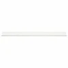 Plūduriuojanti lentyna 2 pcs Baltas 60 x 8,5 x 2,5 cm Plienas