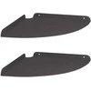 Kampinė Plūduriuojanti Lentyna 2 pcs Juodas 30 x 30 x 2 cm