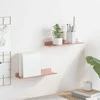 Plūduriuojanti lentyna 2 pcs Rožinė 30 x 9 x 2,5 cm Plienas