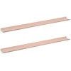 Plūduriuojanti lentyna 2 pcs Rožinė 100 x 9 x 2,5 cm Plienas