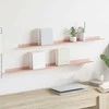 Plūduriuojanti lentyna 2 pcs Rožinė 100 x 9 x 2,5 cm Plienas