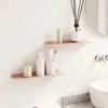 Plūduriuojanti lentyna 2 pcs Rožinė 40 x 8,5 x 2,5 cm Plienas