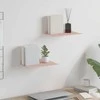 Plūduriuojanti lentyna 2 pcs Rožinė 30 x 18 x 2,5 cm Plienas