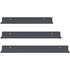 Plūduriuojanti lentyna 3 pcs Antracitas 40 x 9 x 2,5 cm Plienas