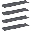 Plūduriuojanti lentyna 4 pcs Antracitas 80 x 18 x 2,5 cm