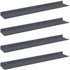 Plūduriuojanti lentyna 4 pcs Antracitas 60 x 8,5 x 2,5 cm