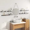 Plūduriuojanti lentyna 4 pcs Antracitas 80 x 9 x 2,5 cm Plienas