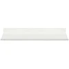 Plūduriuojanti lentyna 4 pcs Baltas 30 x 18 x 2,5 cm Plienas