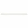 Plūduriuojanti lentyna 4 pcs Baltas 80 x 18 x 2,5 cm Plienas