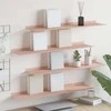 Plūduriuojanti lentyna 4 pcs Rožinė 80 x 18 x 2,5 cm Plienas