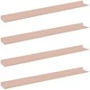 Plūduriuojanti lentyna 4 pcs Rožinė 80 x 9 x 2,5 cm Plienas