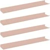 Plūduriuojanti lentyna 4 pcs Rožinė 60 x 8,5 x 2,5 cm Plienas