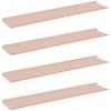 Plūduriuojanti lentyna 4 pcs Rožinė 100 x 18 x 2,5 cm Plienas