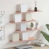 Plūduriuojanti lentyna 4 pcs Rožinė 60 x 18 x 2,5 cm Plienas