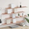 Plūduriuojanti lentyna 4 pcs Rožinė 100 x 18 x 2,5 cm Plienas
