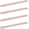Plūduriuojanti lentyna 4 pcs Rožinė 100 x 9 x 2,5 cm Plienas