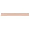 Plūduriuojanti lentyna 4 pcs Rožinė 60 x 18 x 2,5 cm Plienas
