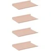 Plūduriuojanti lentyna 4 pcs Rožinė 30 x 18 x 2,5 cm Plienas