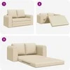 Sofa lova 60cm Kreminė audinys