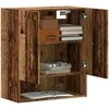 Sieninė Spinta Old Wood 60x31x70 cm Inžinierinė mediena
