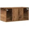 Sieninė Spinta Old Wood 80x39x40 cm Inžinierinė mediena