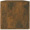 Sieninė spintelė, dūminio ąžuolo, 100x36,5x35cm, mediena
