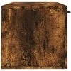 Sieninė spintelė, dūminio ąžuolo, 100x36,5x35cm, mediena