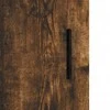 Sieninė spintelė, dūminio ąžuolo, 60x31x60cm, mediena