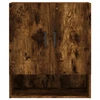 Sieninė spintelė, dūminio ąžuolo, 60x31x70cm, apdirbta mediena
