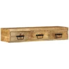 Sieninė televizoriaus spintelė, 100x30x19cm, mango mediena