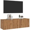 TV staliukas Sieninė TV spintelė, artisano, 100x30x30cm, apdirbta mediena