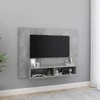 TV staliukas Sieninė TV spintelė, betono pilka, 120x23,5x90cm, mediena
