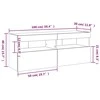 TV staliukas Sieninė TV spintelė su LED lemputėmis, ąžuolo, 100x30x40cm