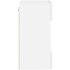TV staliukas Sieninė TV spintelė su LED lemputėmis, balta, 40x30x60,5cm