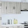 Sieninė virtuvės spinta "Lucca" Pilka Sonoma Engineered Wood