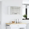 Sieninė virtuvės spinta "Lucca" Pilka Sonoma Engineered Wood