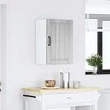 Sieninė virtuvės spinta "Lucca" Pilka Sonoma Engineered Wood