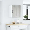 Sieninė virtuvės spinta "Lucca" Pilka Sonoma Engineered Wood