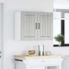 Sieninė virtuvės spinta "Lucca" Pilka Sonoma Engineered Wood