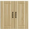 Sieninė virtuvės spinta "Lucca" Sonoma Oak Engineered Wood