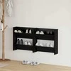 Batu skrynia su lentyna 2 pcs Juodas ąžuolas 60 x 18 x 60 cm