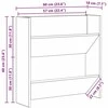 Batu skrynia 2 pcs Senas medis 60 x 18 x 60 cm Apdirbta mediena