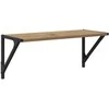 Sieninės lentynos 2 pcs Amatininkų ąžuolas 60 x 25 x 25,5 cm