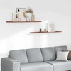 Sieninė lentyna 2 pcs Raudona 115 x 9 x 3 cm Apdirbta mediena