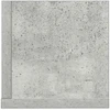 Sieninės lentynos, 2vnt., betono, 75x16,5x16,5cm, mediena