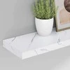 Sieninė lentyna 4 pcs Balti marmuro 80 x 23,5 x 4 cm